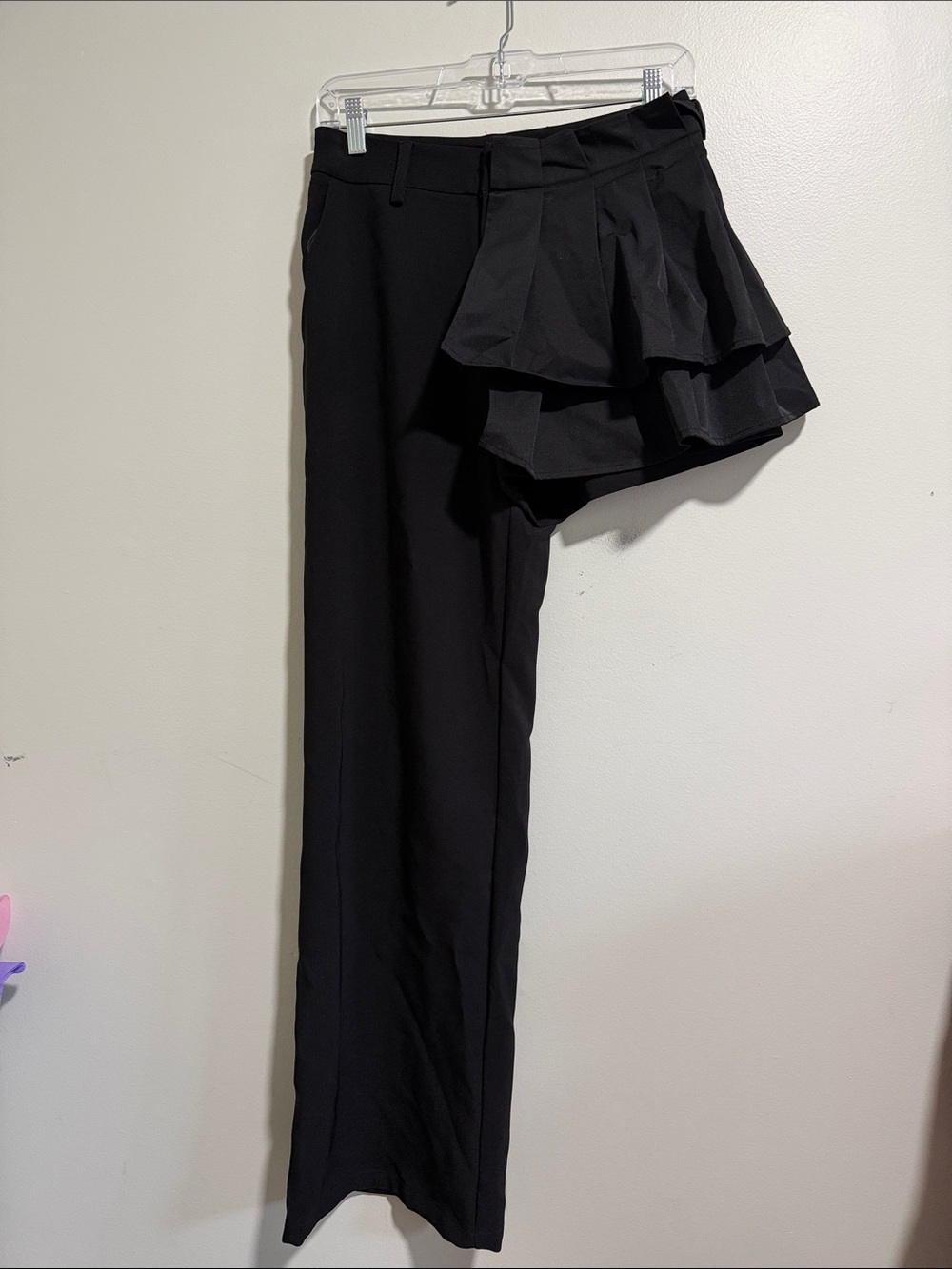 AKIRA Label Professor One Leg Trouser Pant Size Small